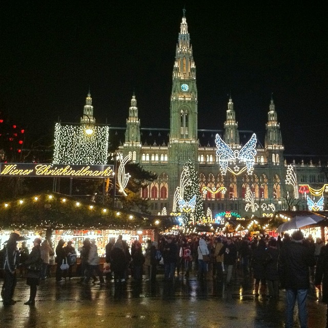 Wiener Christkindlmarkt vor dem Rathaus